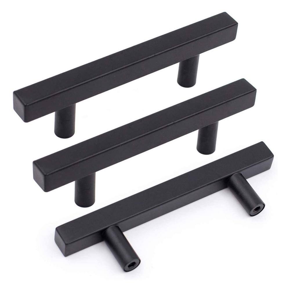 Brizza Series 8-11/16 in. (220 mm.) Center-To-Center Matte Black Solid Brass Cabinet Handle Drawer Pull (5-Pack) price history on PriceWatchPro