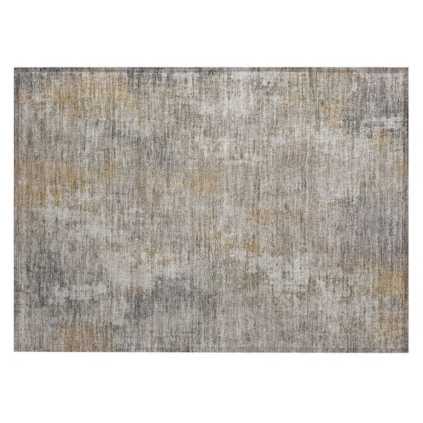 Chantille Machine Washable Indoor/Outdoor Abstract ACN3135 Gray 2 ft. x 3 ft. Accent Rug