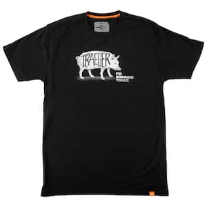 Large Black ID Smoke That Pig-T-Shirt