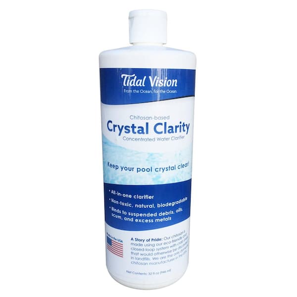 TIDAL VISION PRODUCTS LL Crystal Clarity 1 Qt. Pool and Spa Natural Clarifier