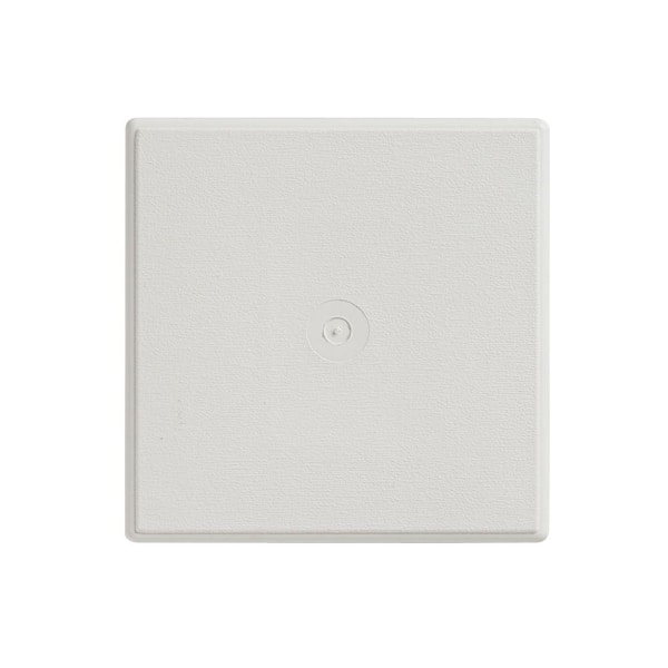 Ply Gem 6.625 in. x 6.625 in. White D4 and D5 Surface Mounting Block