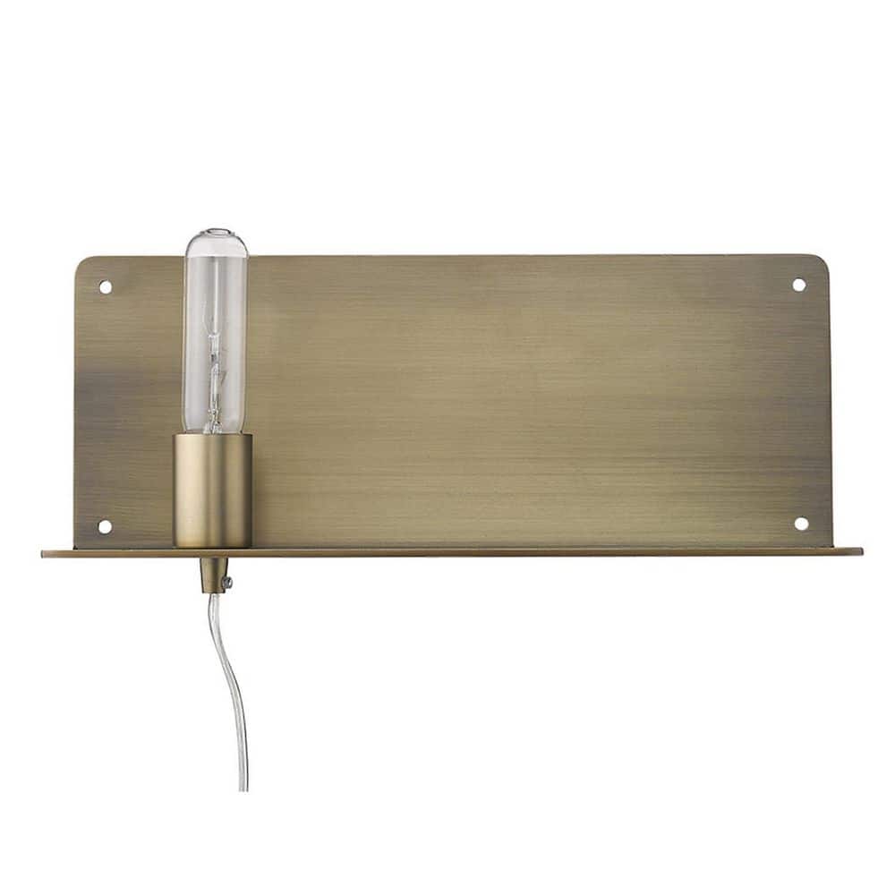 6 in. Gold Indoor Plug-in Sconce with No Bulbs Included price history on PriceWatchPro