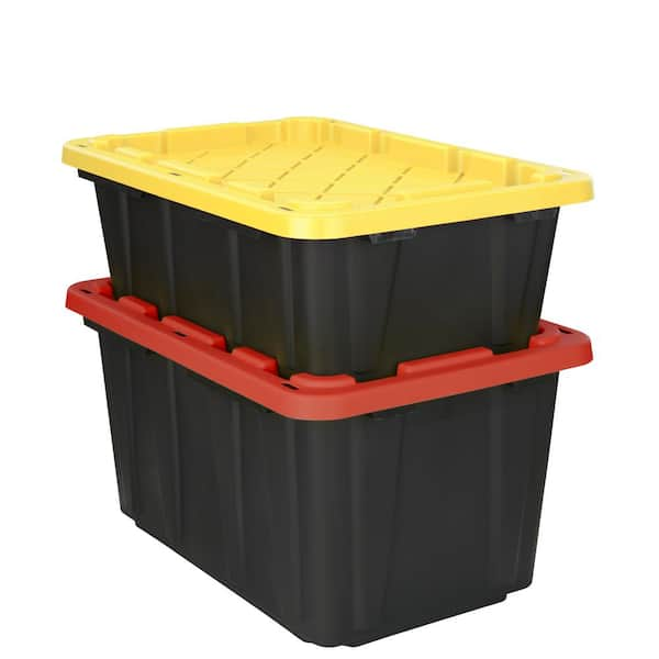 hdx flip top storage bin