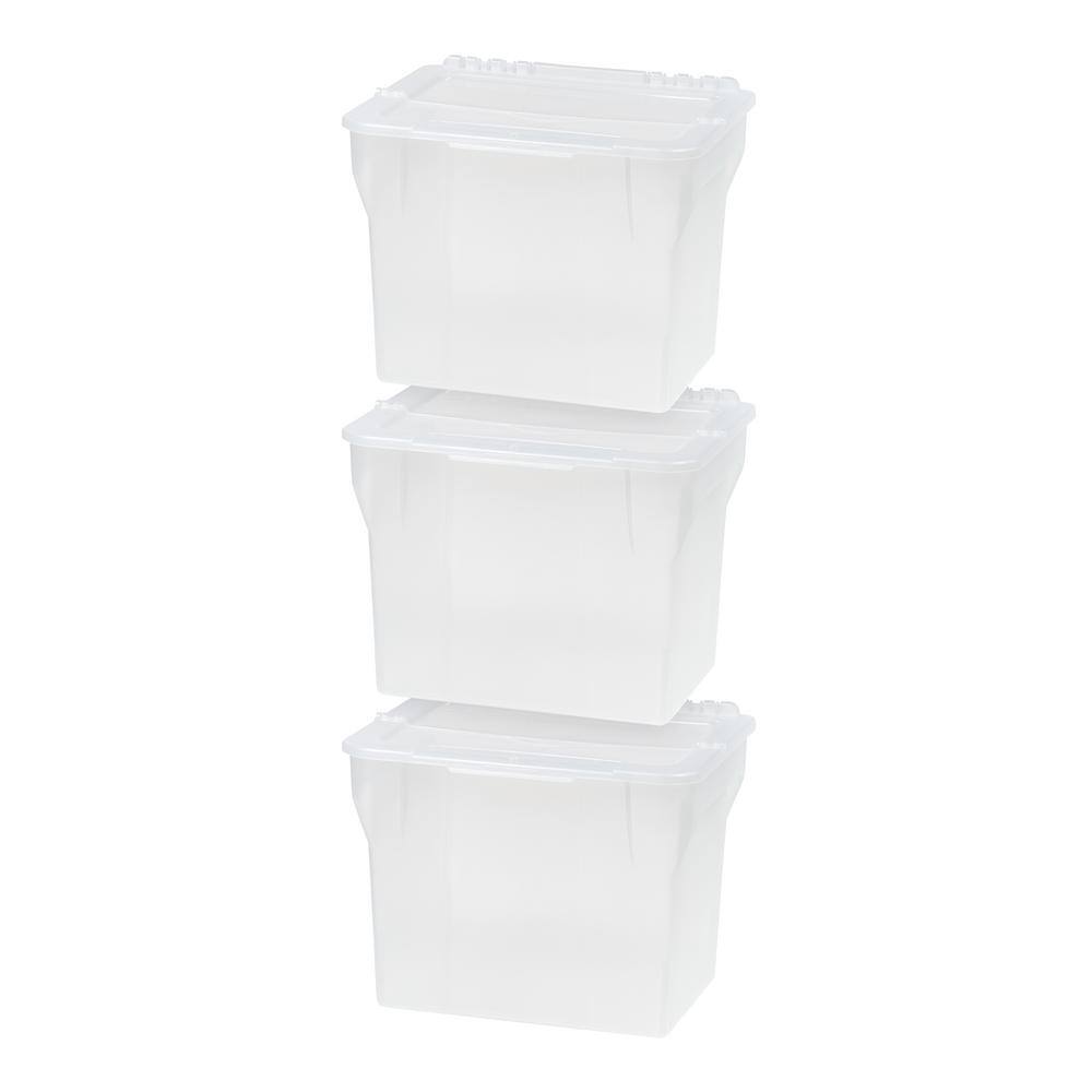 Office & School Supplies Small IRIS SplitLid Letter Size File Box