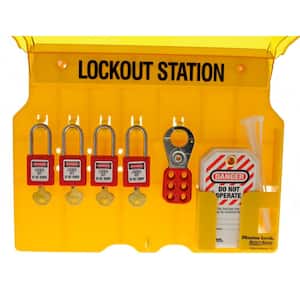 Four-Station Safety Lockout Station Kit