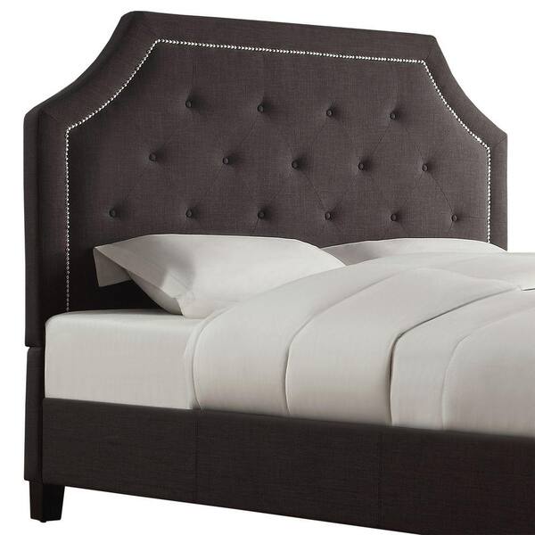 HomeSullivan Monarch Dark Grey Full Headboard