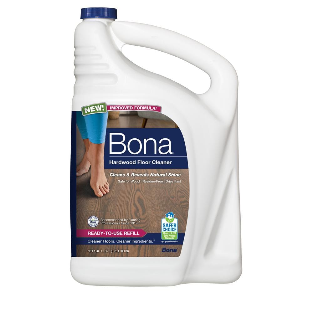 Bona Cleaning Products Mop Refill Wood Surface Multi Purpose Floor Cleaner - 128oz /4 Pack 