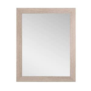 27 in. W x 32 in. H  Rectangle Classic Taupe Framed Mirror