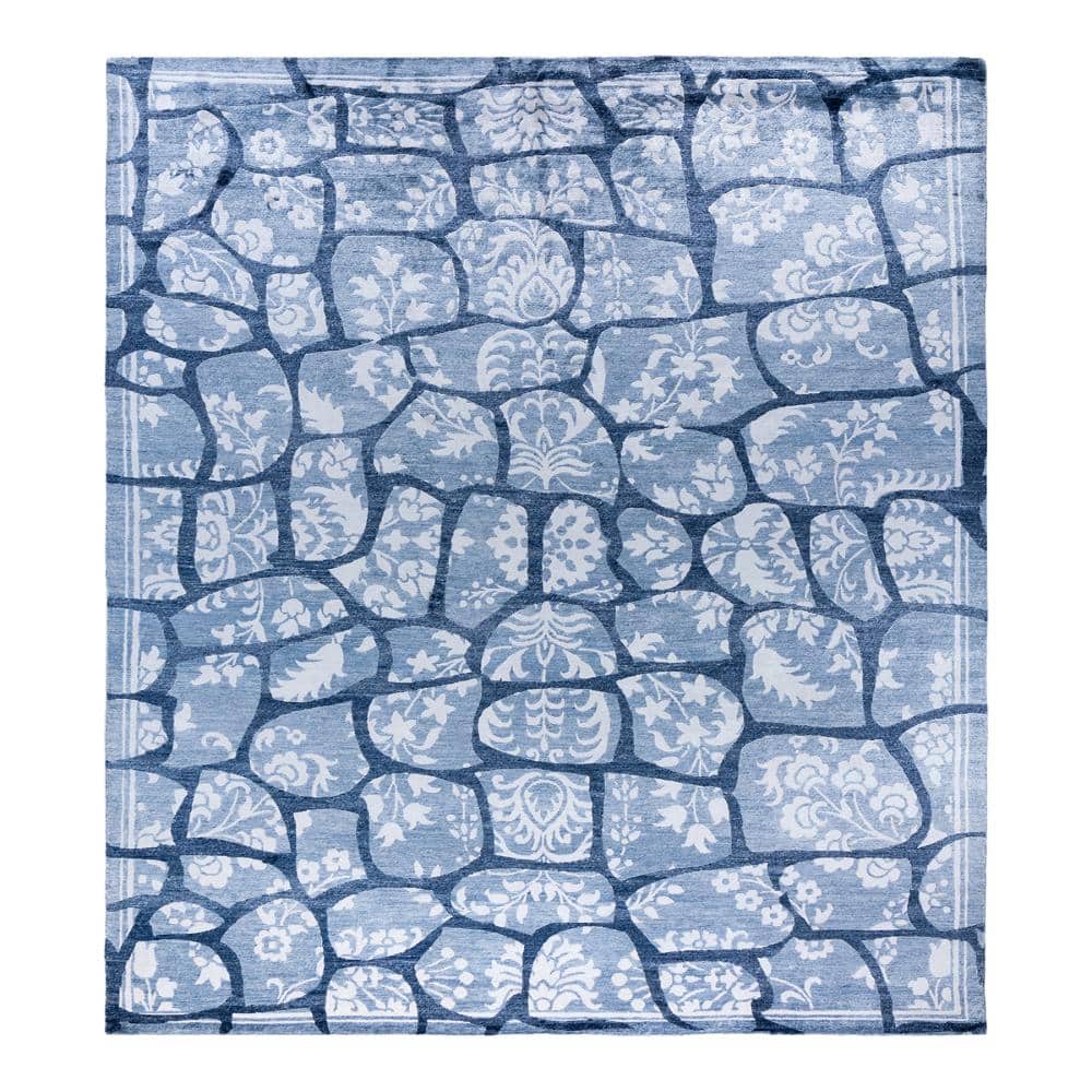 Modern-Contemporary Purple 9 X 12 Hand-Knotted Silk Indoor Area Rug price history on PriceWatchPro