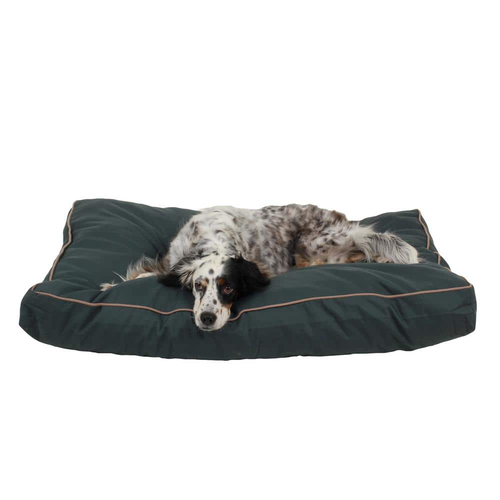  Medium Hunter Green Indoor/Outdoor Faux Gusset Jamison Bed