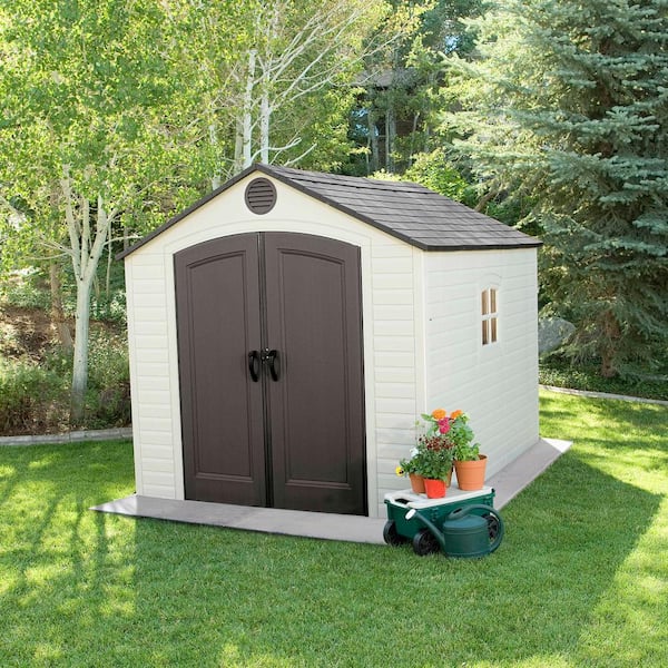 Lifetime 8 Ft X 10 Outdoor Storage, Home Depot Outdoor Storage Shed
