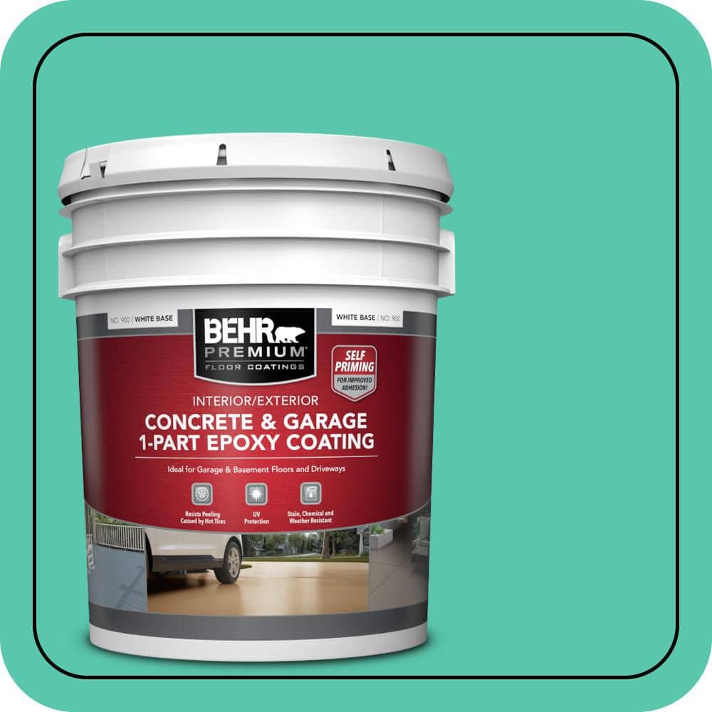 5 gal. #P430-4 Kauai Self-Priming 1-Part Epoxy Satin Interior/Exterior Concrete and Garage Floor Paint price history on PriceWatchPro