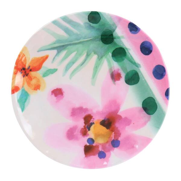 Cute Pastel Ribbon Polka Dots Princess Bowl & Plate Set - Peachymart