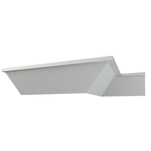 Cleo 4 in. D x 5 in. W x 94.5 in. L Polyurethane Crown Moulding