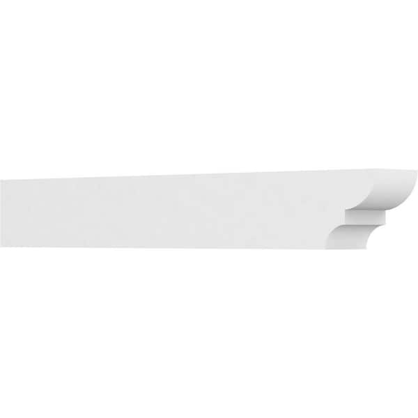 Ekena Millwork 5 in. x 6 in. x 42 in. Ridgewood PVC Rafter Tail Brace