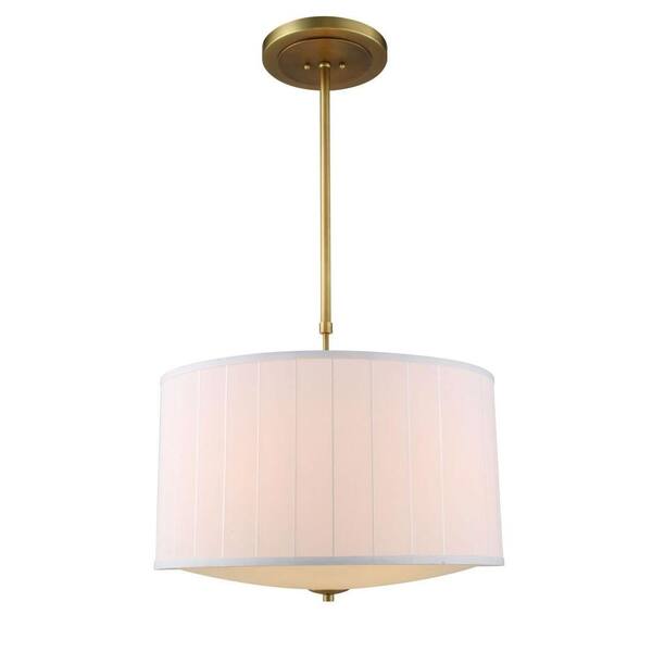 Elegant Lighting Manhattan 4-Light Burnished Brass Pendant Lamp