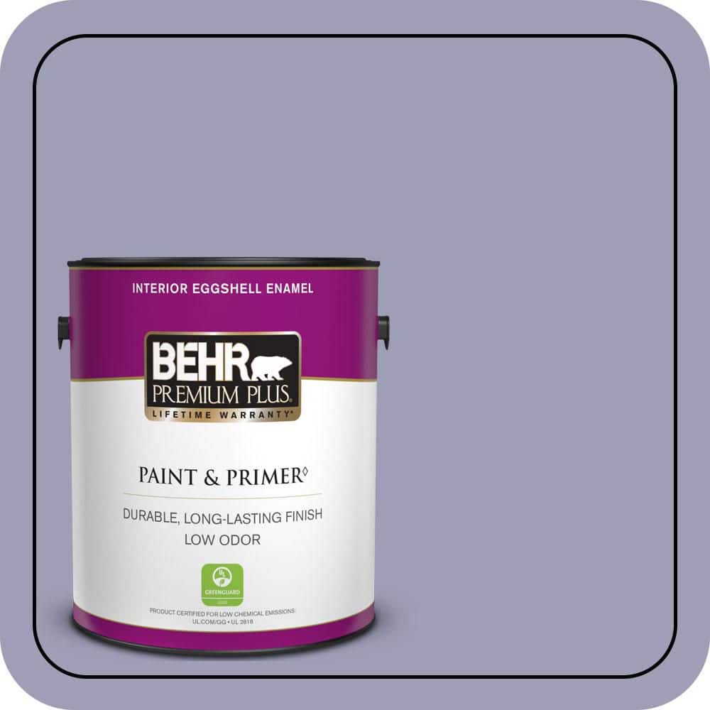1 gal. #630F-4 Wild Thistle Eggshell Enamel Low Odor Interior Paint & Primer price history on PriceWatchPro