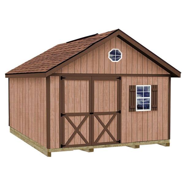 Best Barns Brandon 12 ft. x 12 ft. Wood Storage Shed Kit with Floor ...