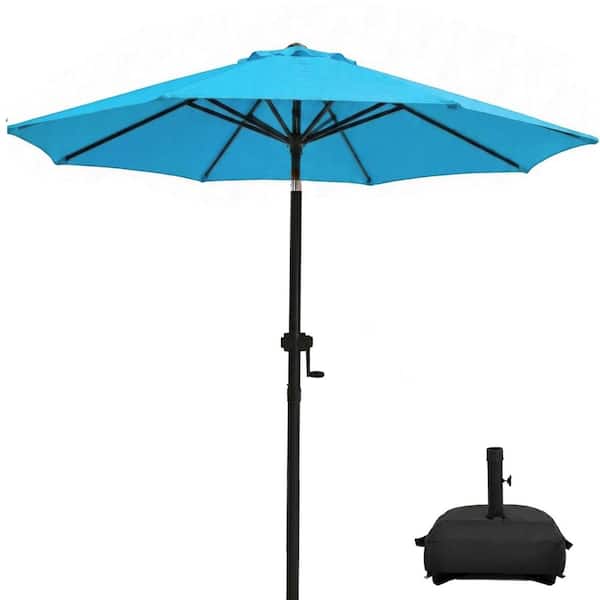 11 patio market umbrella with tilt 11' Auto while the push Renwick 11Ft Patio Market Umbrella