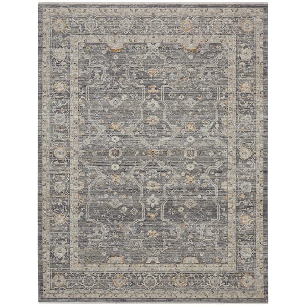 Lynx Slate Multicolor 12 ft. x 16 ft. All-over design Transitional Area Rug