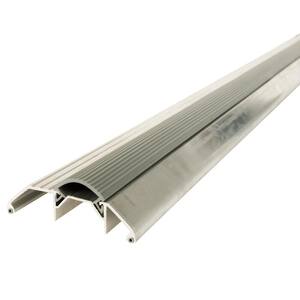 3-3/4 in. x 1-1/8 in. x 36 in. Silver Aluminum and Vinyl Heavy-Duty High-Profile Threshold