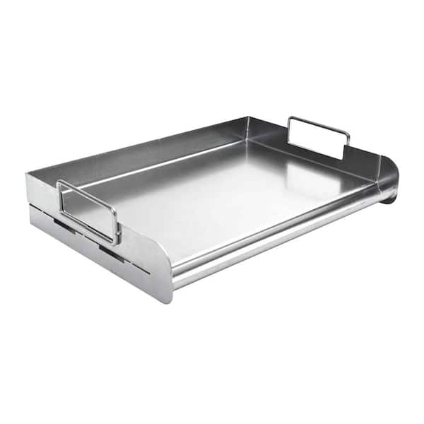 Charcoal Companion Stainless Pro Grill Griddle - Rectangle