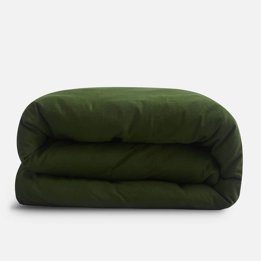 SIJO Forest King / California King French Linen Duvet Cover