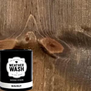 1 qt. Walnut Weatherwash Aging Interior Water-Based Wood Stain