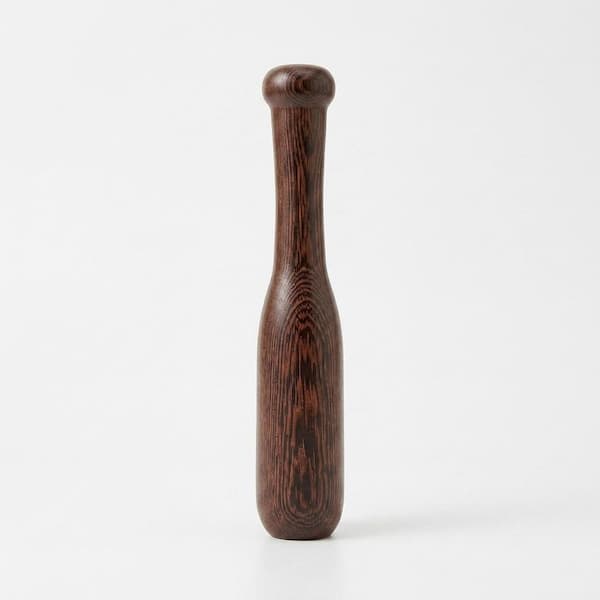Wood Finish Kitchen Food Masher Wooden Pestle Versatile Efficient Grinding Tool for Herbs Spices Bartender