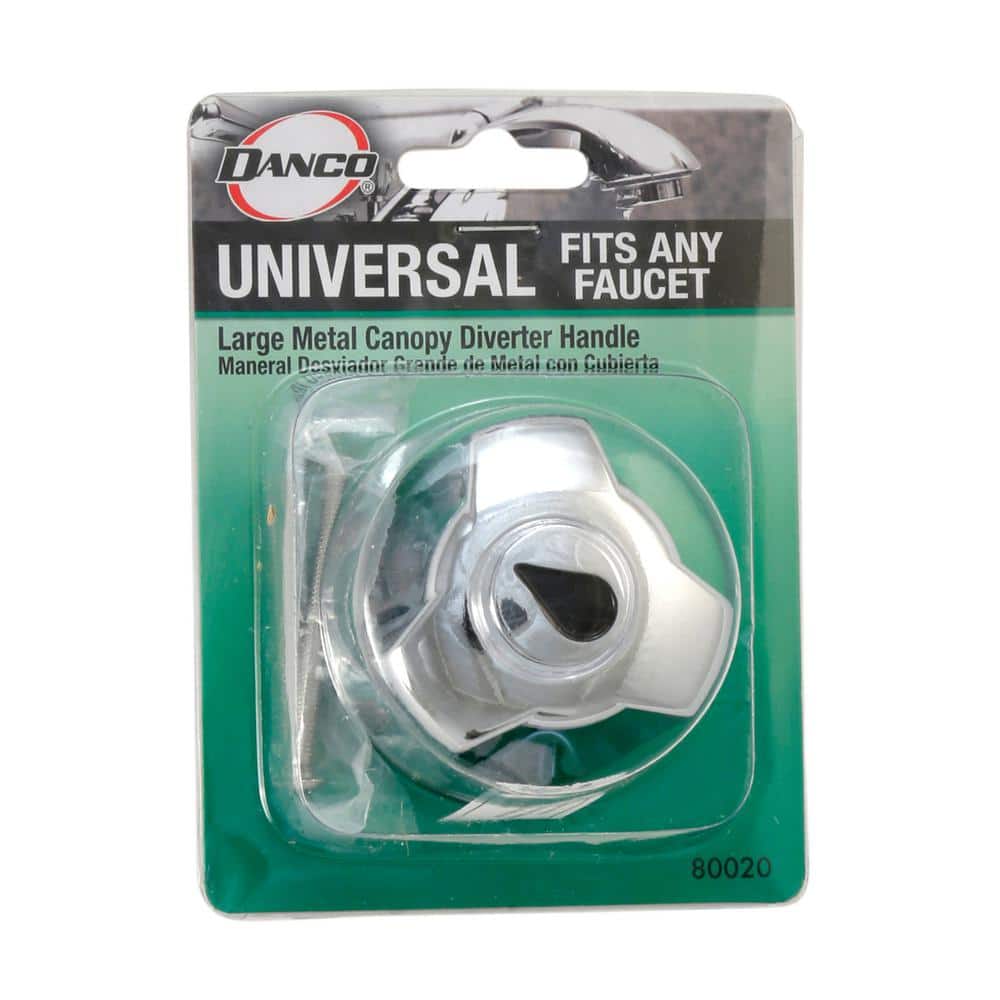 Large Chrome Universal Tub and Shower Diverter Handle
