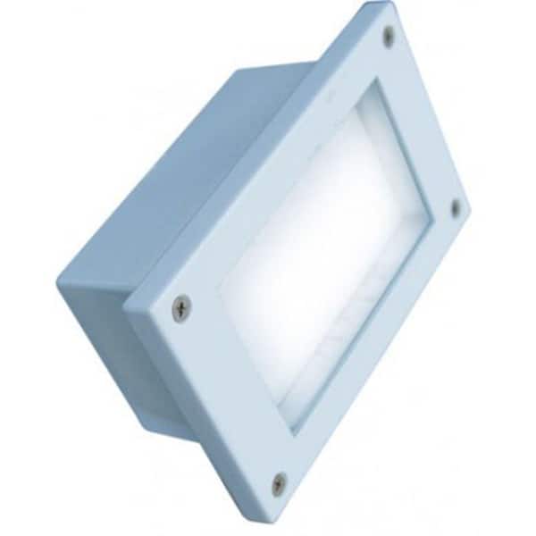 Filament Design Ashler 48-Light White Outdoor LED Recessed Step Light