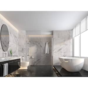 Franrivers Gray Onyx 24 in. W x 48 in. L Polished Porcelain Floor and Wall Tile (16 sq. ft./Case)