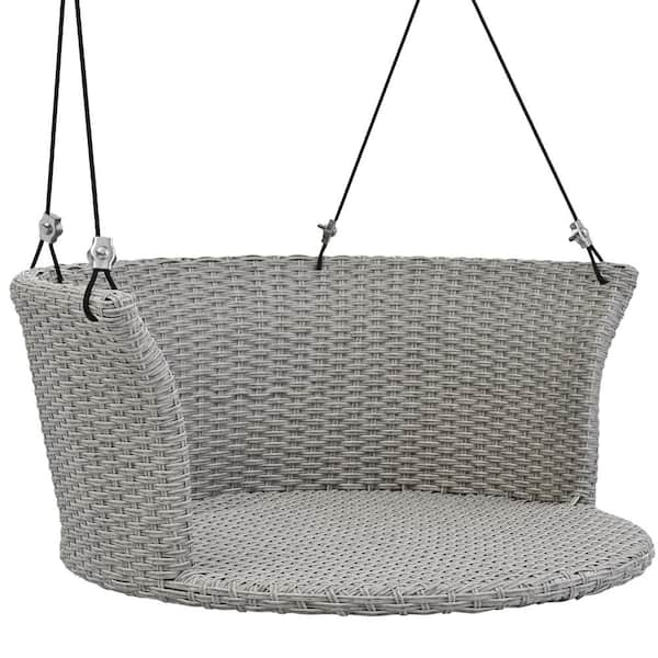 Harrington Rattan + Rope Indoor Outdoor SINGLE Hanging Chair