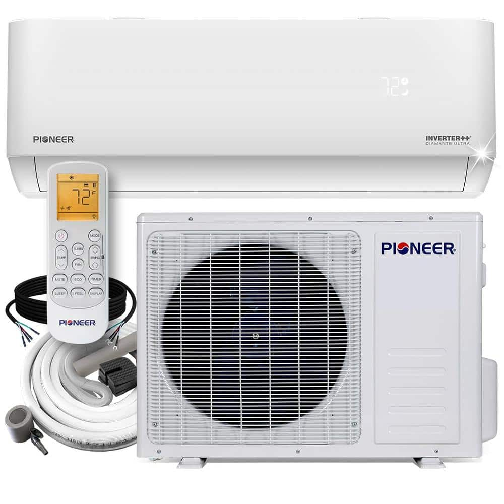 Pioneer Low-ambient 9,000 Btu 0.75-ton 22 Seer Wi-fi Ductless Mini 