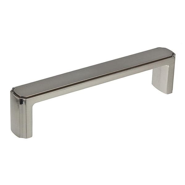 Richelieu Hardware Lorraine Collection 5 1/16 in. (128 mm) Brushed Nickel Transitional Cabinet Bar Pull