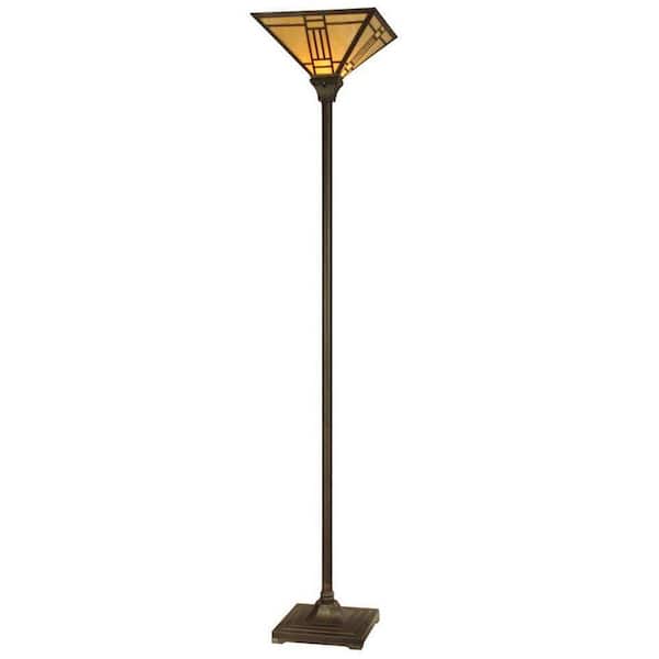 Dale Tiffany Mission 71.25 in. Antique Bronze Floor Lamp