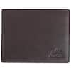 MANCINI Monterrey Collection Brown Leather RFID Secure Center Wing