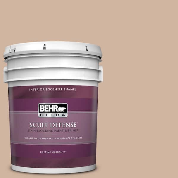 BEHR ULTRA 5 gal. #BNC-01 Bauhaus Buff Extra Durable Eggshell Enamel Interior Paint & Primer