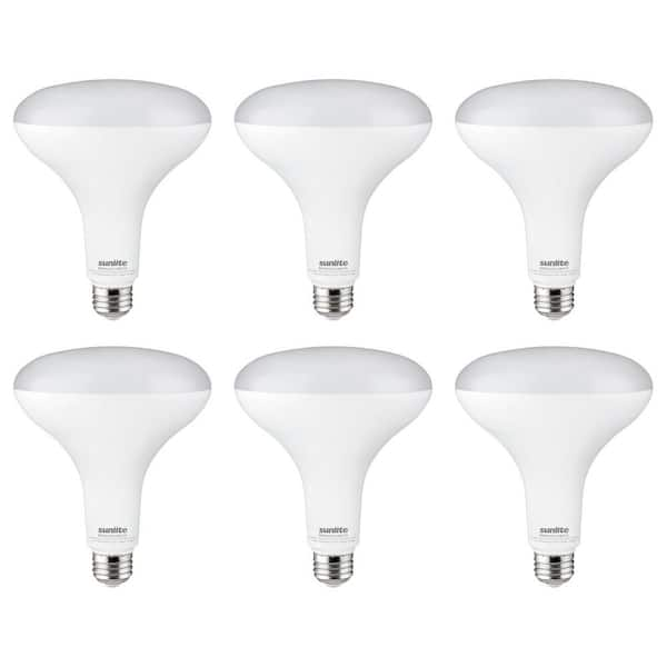 Sunlite 85-Watt Equivalent BR40 ENERGY STAR Dimmable E26 Base LED Light ...