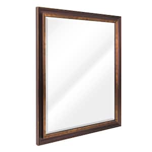 22 in. x 28 in. Bronze and Copper Oil-Rubbed Framed Wall Mirror