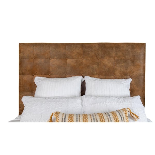 Leffler Home Sutton Queen Upholstered Headboard in Bomber Jacket
