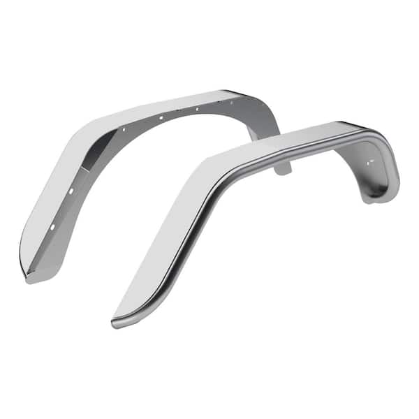 Jeep Wrangler JK Raw Aluminum Rear Fender Flares