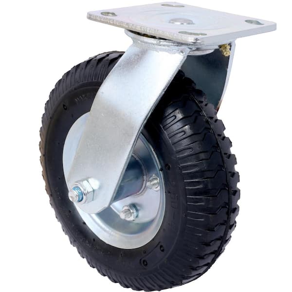 WRIGHTMASTER 5/8 in. Bore Centered Axle 2-pieces 8 in. Caster