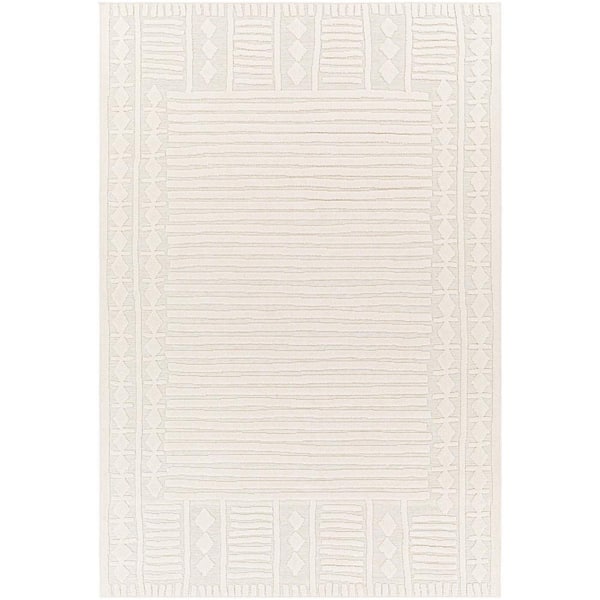 Artistic Weavers Sabrina Ivory 5 ft. x 7 ft. Global Indoor/Outdoor Area Rug