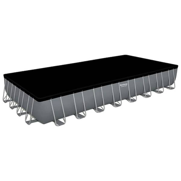 Bestway - Power Steel 31 ft. 4 in. x 16 ft. Rectangular 52 in. Deep Above Ground Pool Set