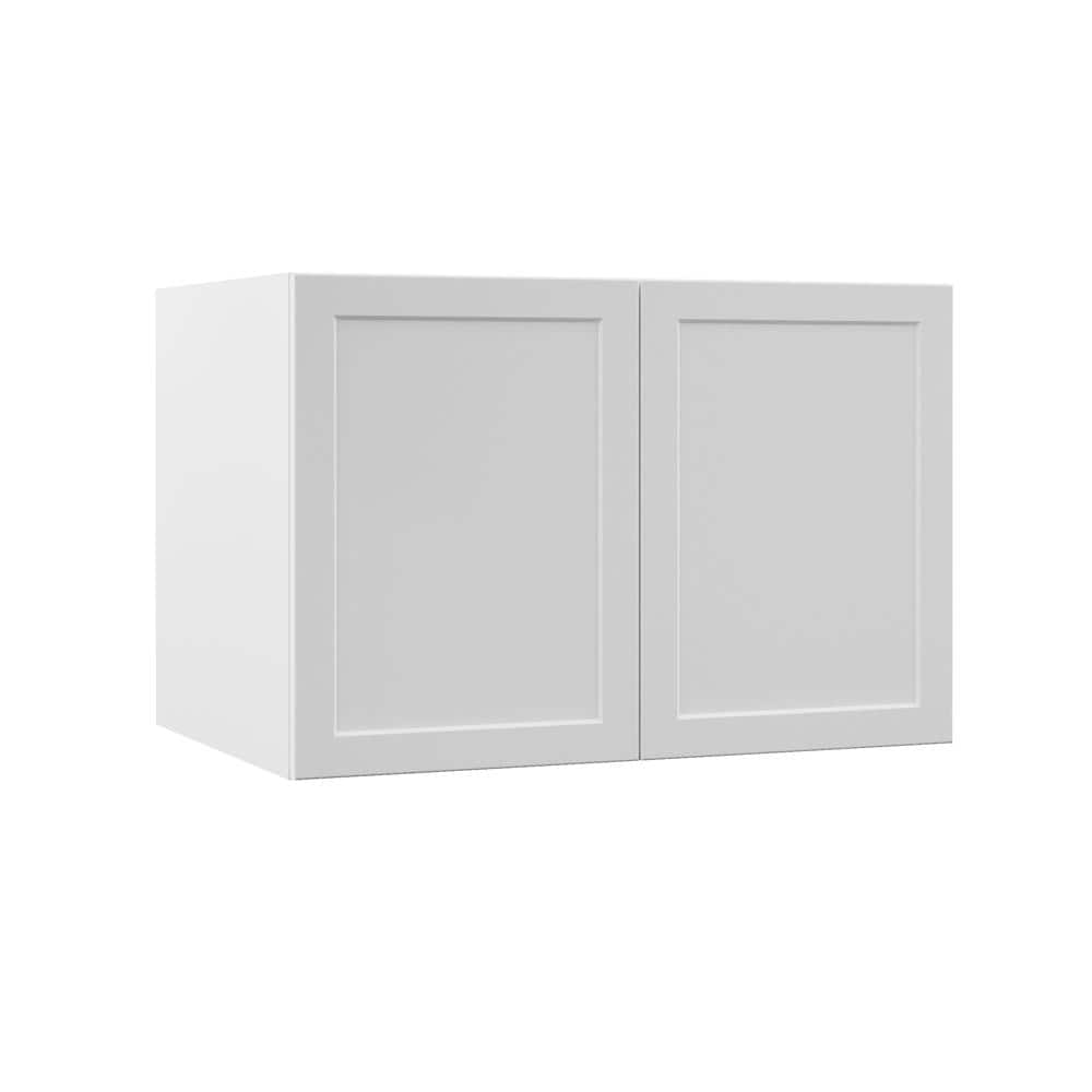 Designer Series Melvern 36 in. W x 24 in. D x 24 in. H Assembled Shaker Deep Wall Bridge Kitchen Cabinet in White price history on PriceWatchPro
