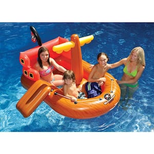 Bestway 69 in. x 42 in. Luxury Fabric Covered Inflatable Swimming Pool  Relaxation Lounger Float 43402E-BW - The Home Depot