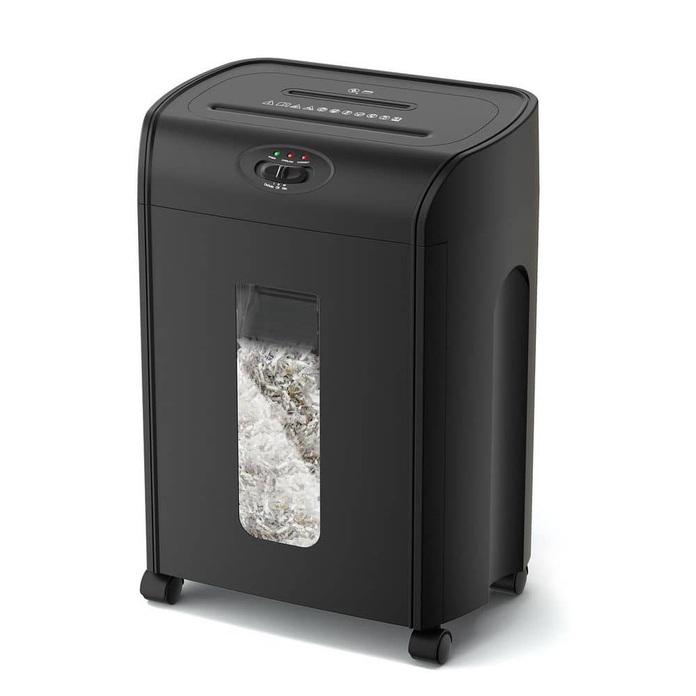 Lukyamzn 15-Sheet Cross Cut Paper Shredder, 4.76 Gal. Heavy Duty