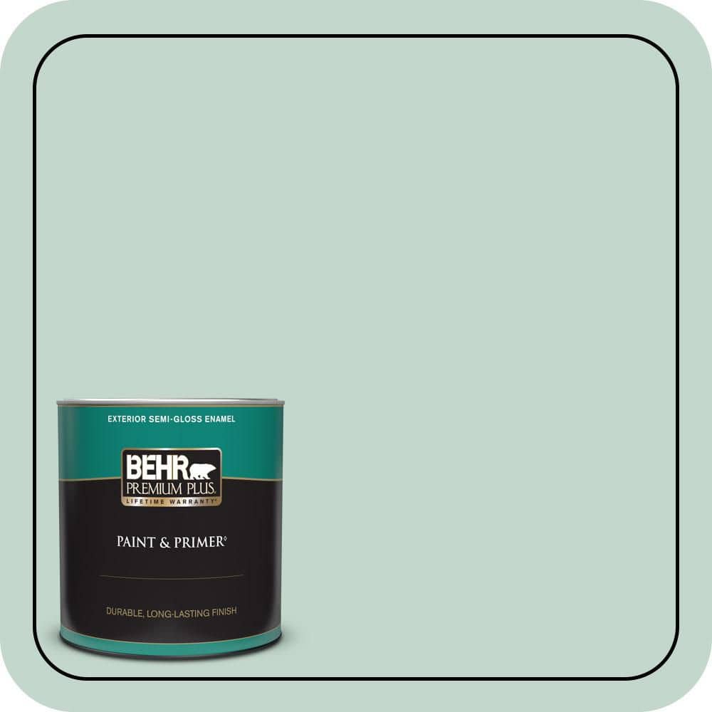 1 qt. #470E-3 Aqua Smoke Semi-Gloss Enamel Exterior Paint & Primer price history on PriceWatchPro
