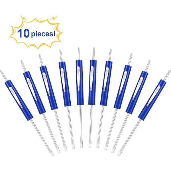 Yichuhaoxi Mini Dual End Pocket Screwdriver Set 6.1 in. Shank 2